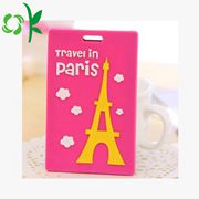 3D Logo Silicone Luggage Tag