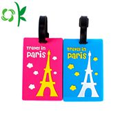 3D Logo Silicone Luggage Tag