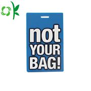 3D Logo Silicone Luggage Tag