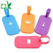 3D Logo Silicone Luggage Tag