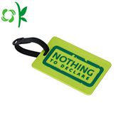 3D Logo Silicone Luggage Tag