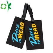 3D Logo Silicone Luggage Tag