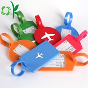 3D Logo Silicone Luggage Tag