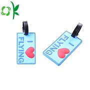 3D Logo Silicone Luggage Tag