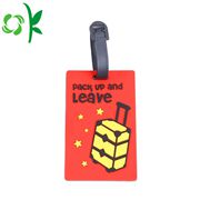 3D Logo Silicone Luggage Tag