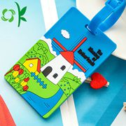 3D Logo Silicone Luggage Tag