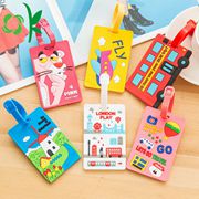 3D Logo Silicone Luggage Tag