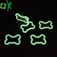 Glow in dark pet tag silencer