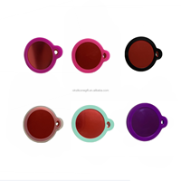 Silicone Round Shape Pet Tag Silencer